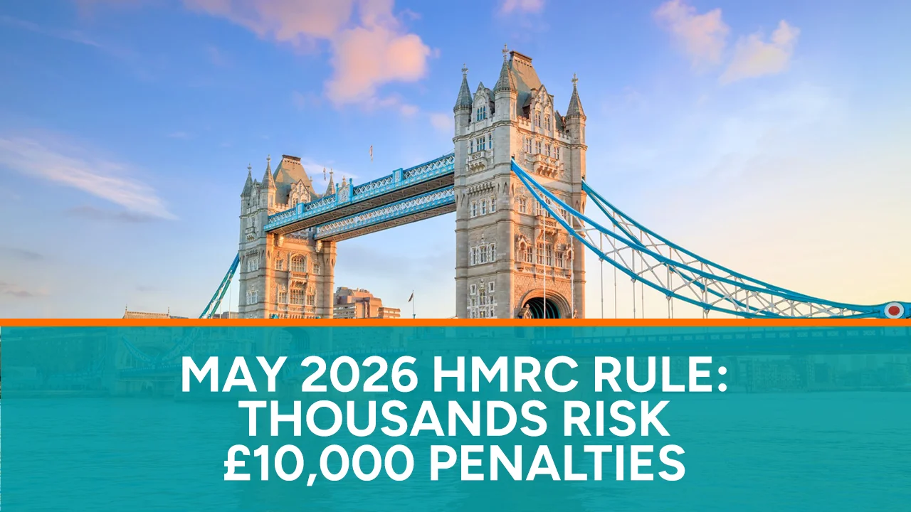 May 2026 HMRC Rule Thousands Risk £10,000 Penalties